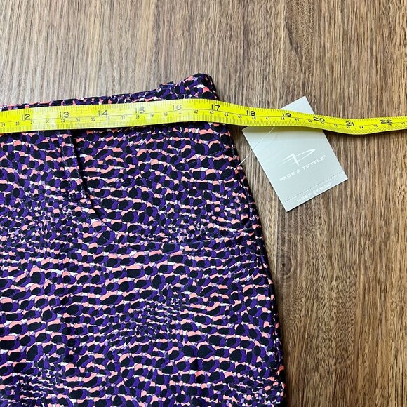Page &‎ Tuttle NWT Snakeskin Print Casual Shorts Womens Size 10 Stretch Fabric - Picture 9 of 9
